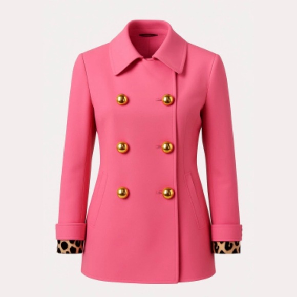 Pink Louis Vuitton Steven Sprouse Double Breasted Jacket - Picture 1 of 11